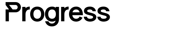 Progress font preview